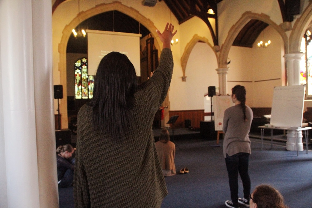 The nations joining in Worship – A start to a new DTS
